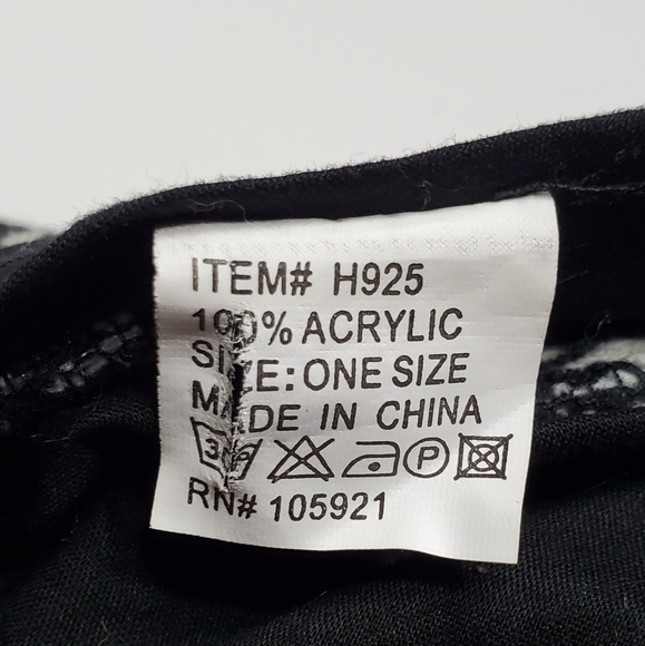 Black and white houndstooth newsboy cap fashion brim hat one size - Picture 12 of 15